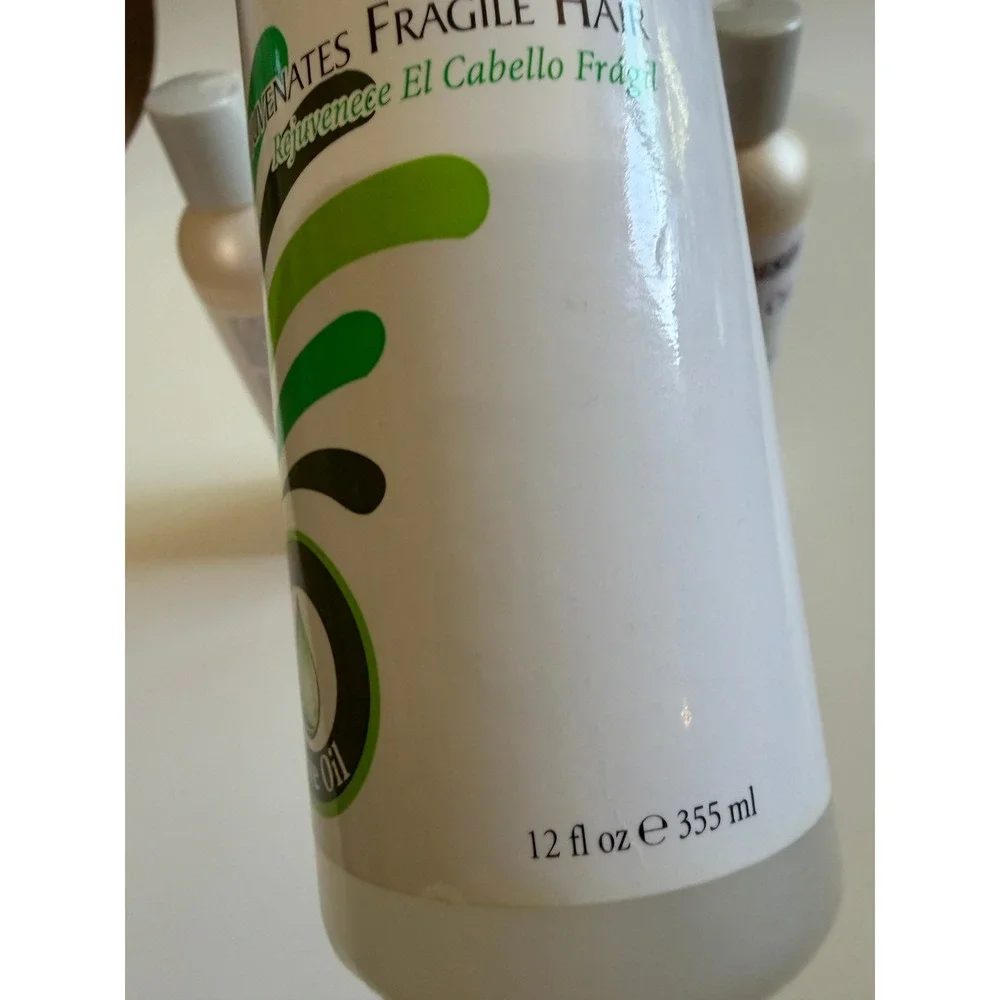 Lusti Argan Oil Leave-In Conditioner 8oz & Olive Oil Hair Sheen 12oz 3pc Set
